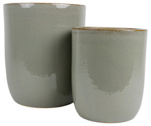 Krukkesett Gail grå Ø26,5/Ø33 cm 2 stk.